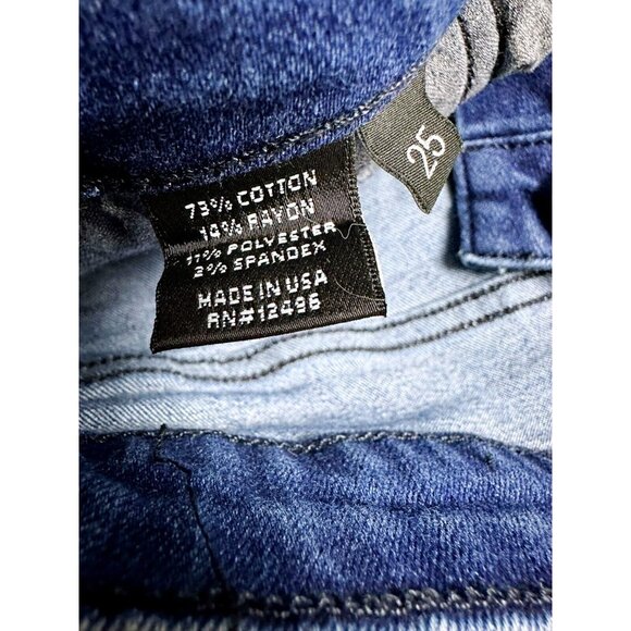 Parker Smith Jeans Size 26" Women's Slim Uncuffed Hem - Made USA, Tag 25" - Picture 10 of 10